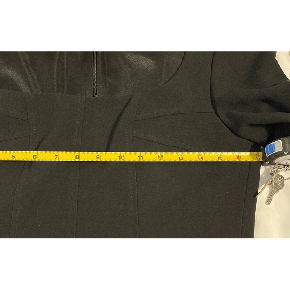 David Meister Women's Black Knee Length Dress Size 10 Regular - Picture 6 of 7